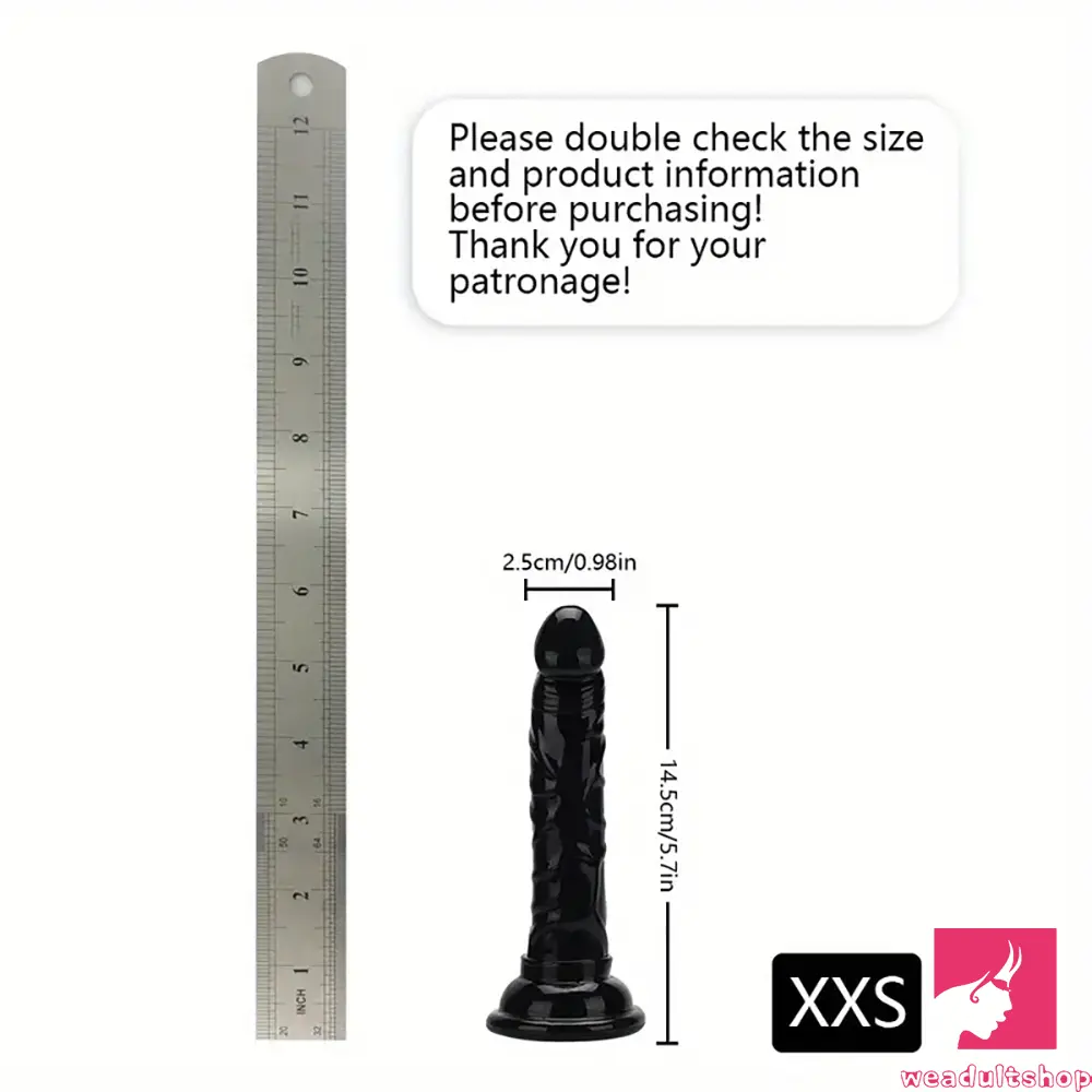 6.06in - 12in TPE Unisex Real Dildo Sex Toy Masturbator Vaginal Dilator