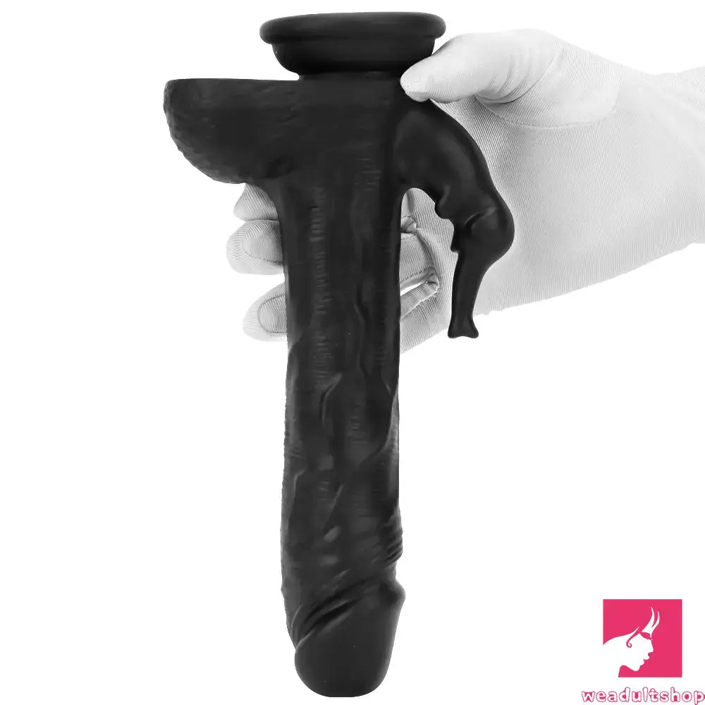 8.85in Elephant 3in1 Heating Thrusting Vibrating Remote Control Dildo