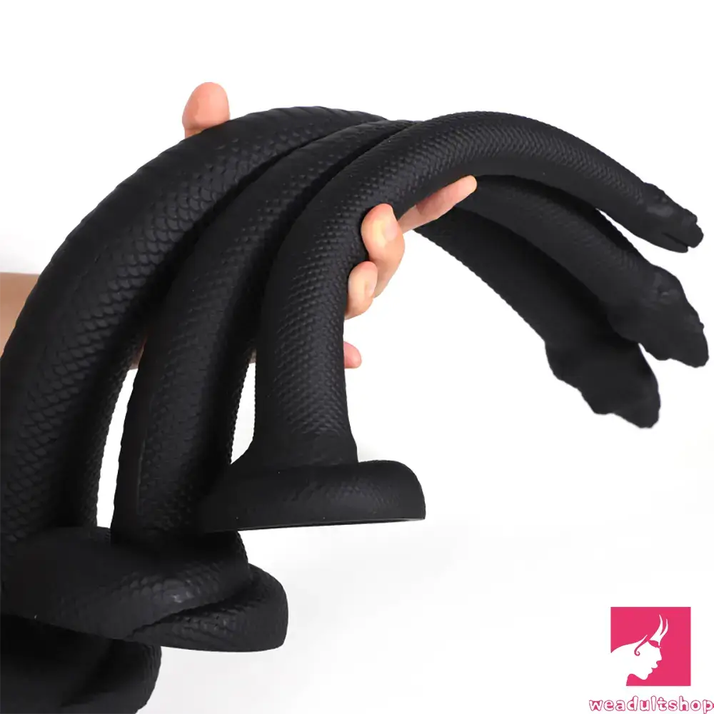 13.78in 17.72in 21.65in Super Long Large Silicone Soft Snake Dildo