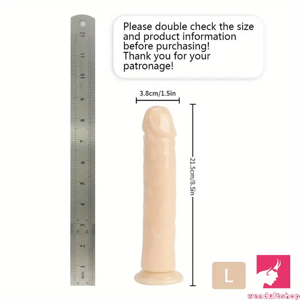 6.06in - 12in TPE Unisex Real Dildo Sex Toy Masturbator Vaginal Dilator