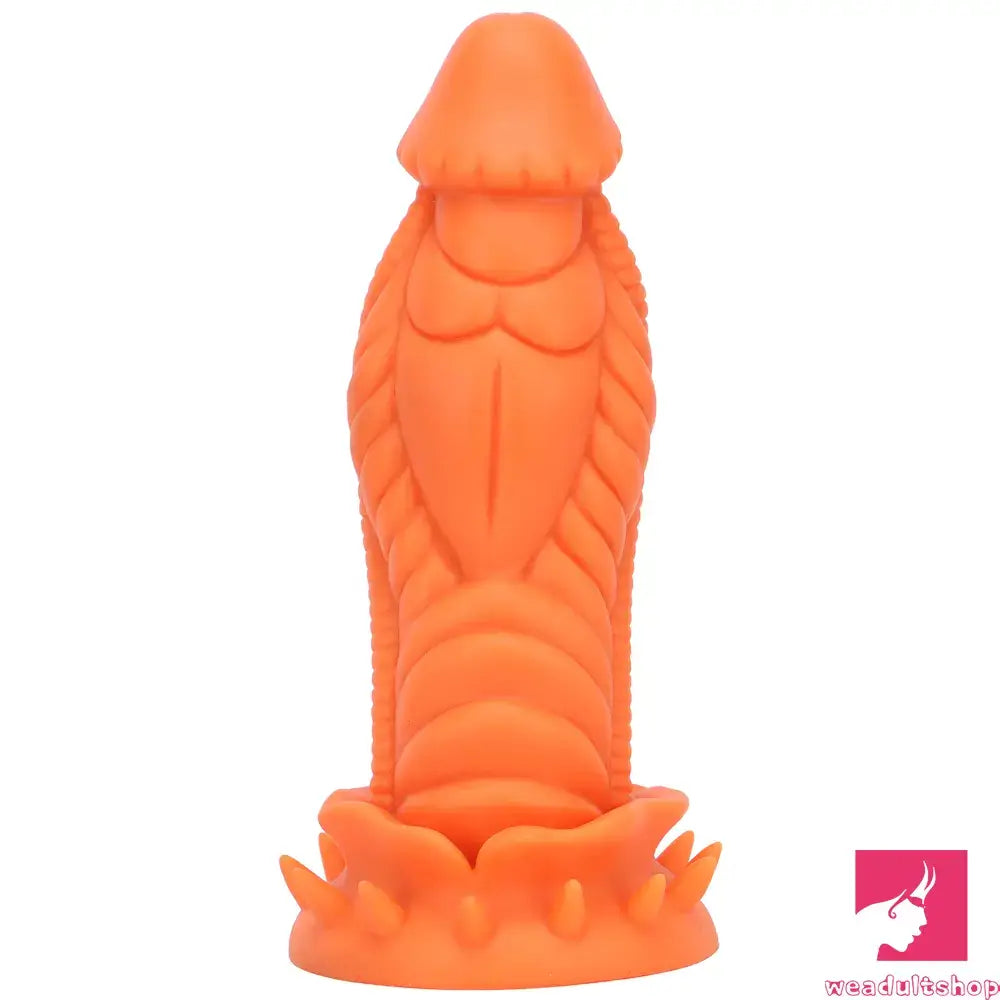 7.87in 10.43in 12.6in Fantasy Silicone Flexible Big No Eggs Dragon Dildo