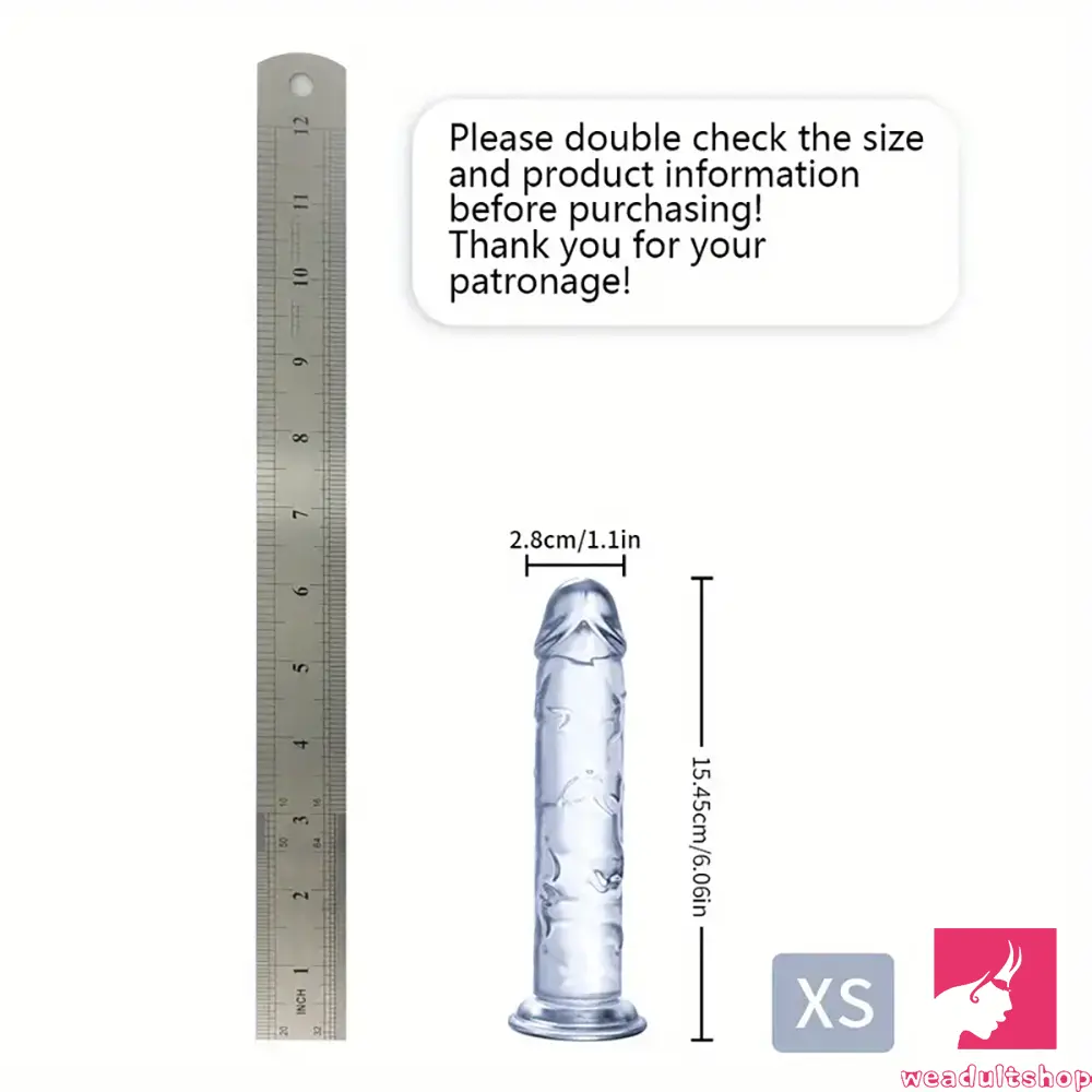 6.06in - 12in TPE Unisex Real Dildo Sex Toy Masturbator Vaginal Dilator