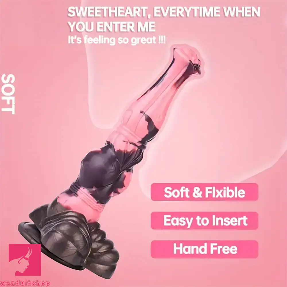 9.8in 11in 11.2in Soft Silicone Fantasy Large Horse Penis Animal Dildo