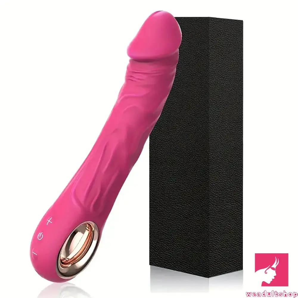 8.6in Premium Silicone Vibrating Realistic Women Vibrator Dildo