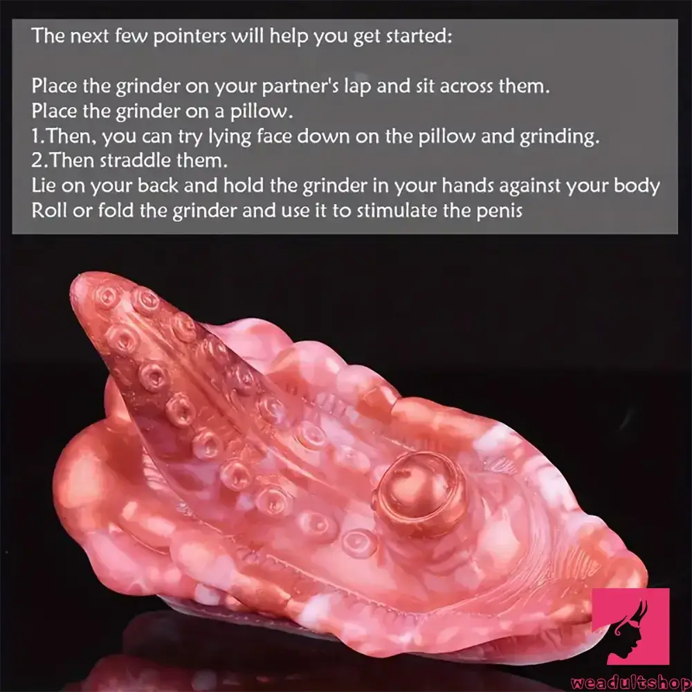 4.33in Small Octopus Tentacle Silicone Soft Dildo Penis Clit Expander