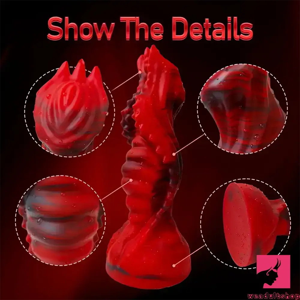 8.6in Large Odd Silicone Soft Monster Dildo For Gay Men Women