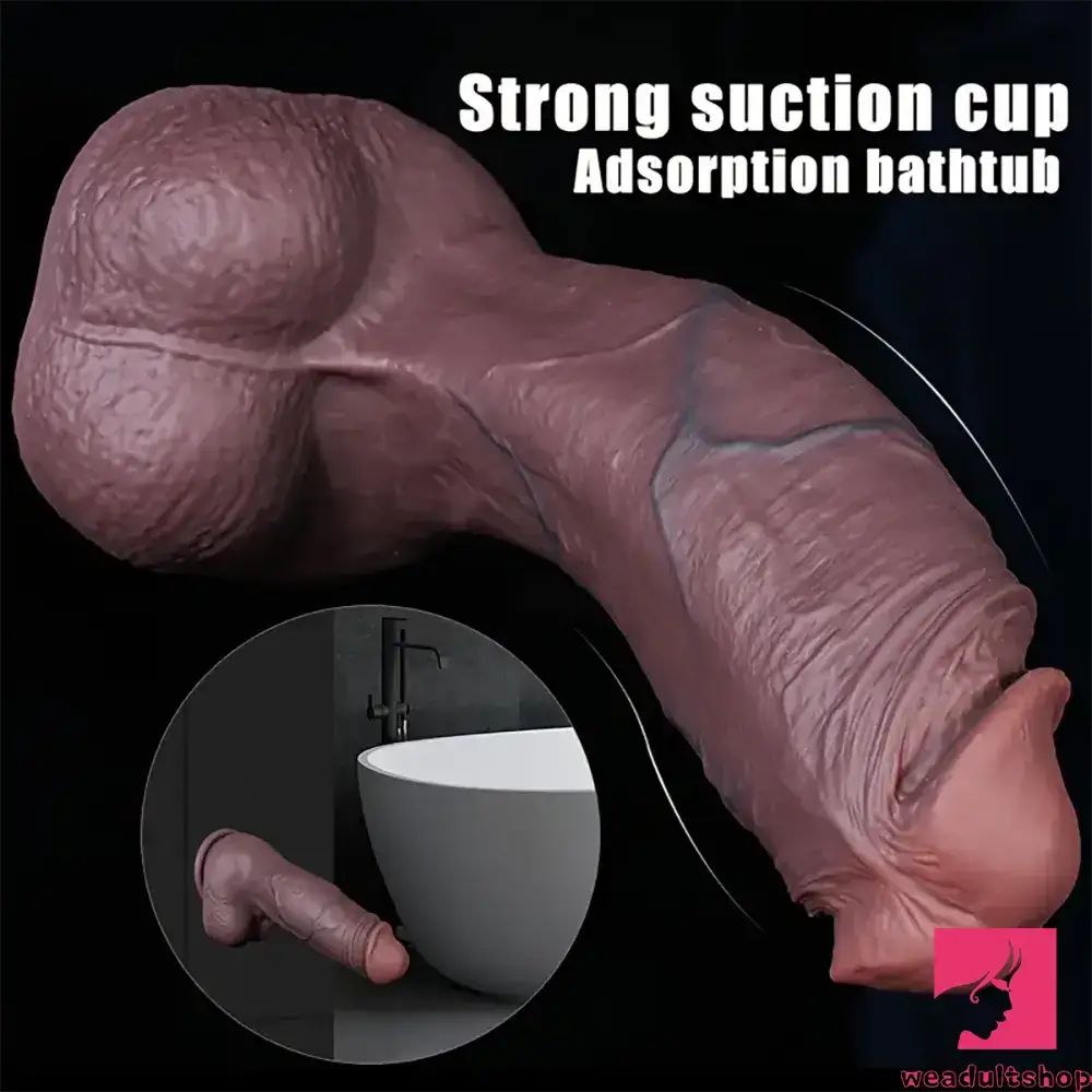 6.29in 8.07in Unisex Silicone Soft Dildo For Anal Vaginal Simulation Sex