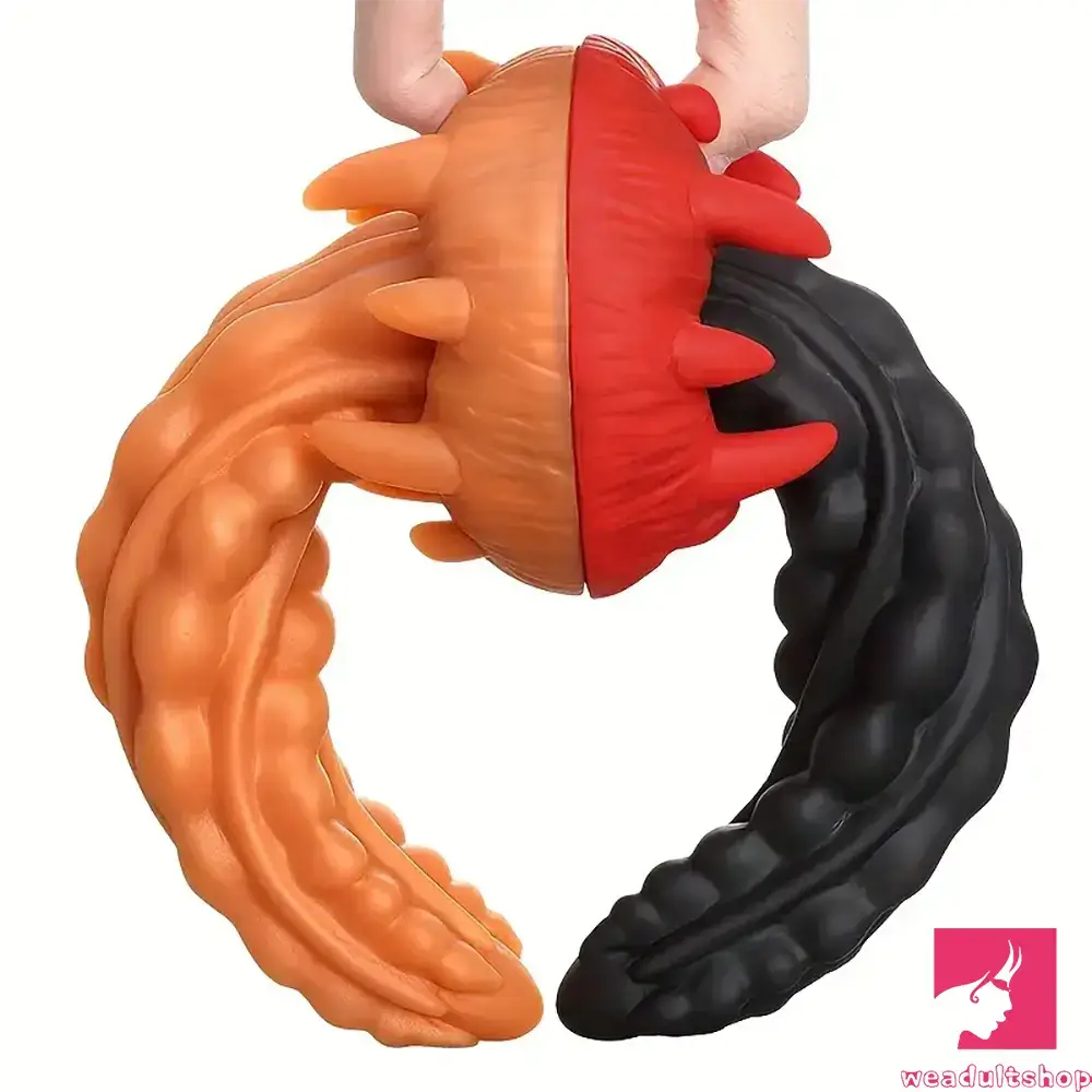 7.48in Real Silicone Soft Jellyfish Monster Dildo For Anal Expansion