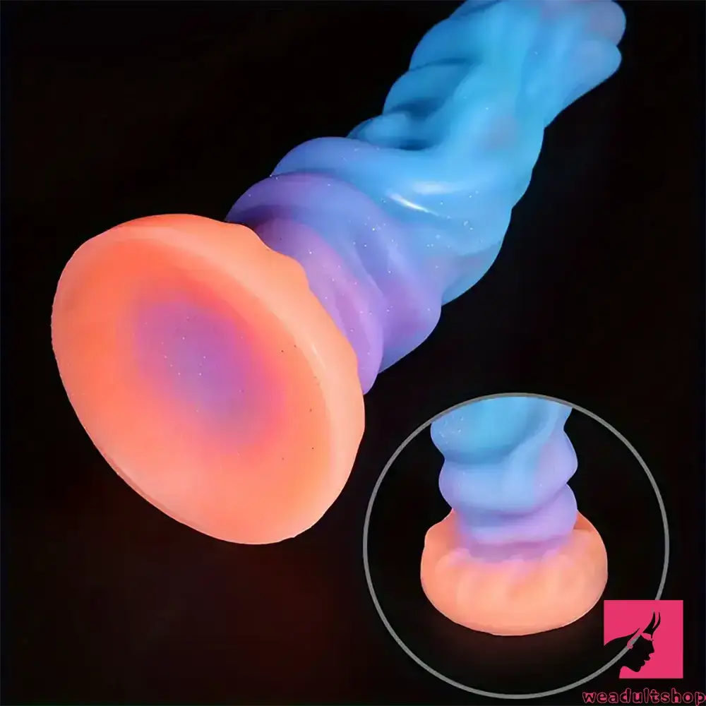 9.45in Silicone Soft Big Luminous Monster Dildo For Anus Stimulator