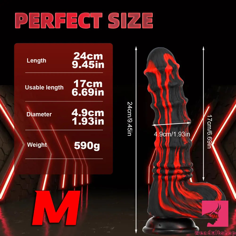 8.27in 9.45in 10.83in Silicone Soft Big Animal Horse Odd Cock Dildo