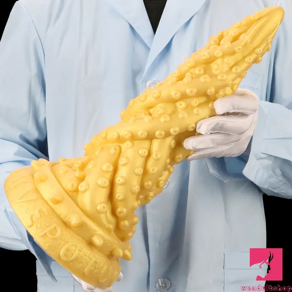 15in Liquid Large Soft Silicone Fantasy Thick Fat Octopus Long Dildo