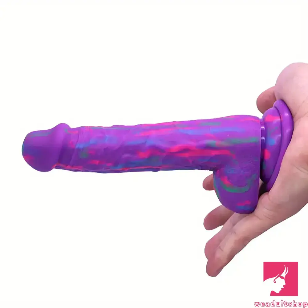 7.3in Superb Silicone Real Feeling Soft Dildo For Prostate Anus