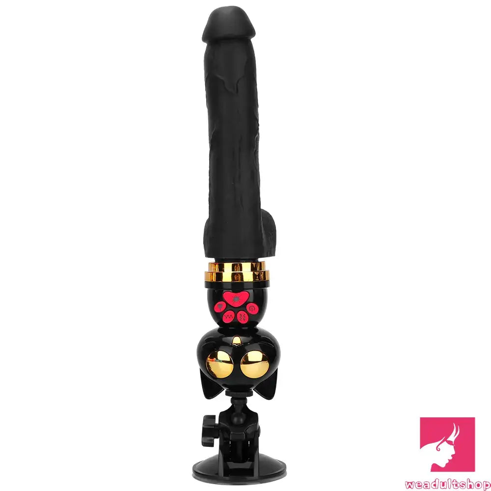 7.87in Cat Heating Thrusting Vibrating Remote Dildo Gun Fucking Sex Machine