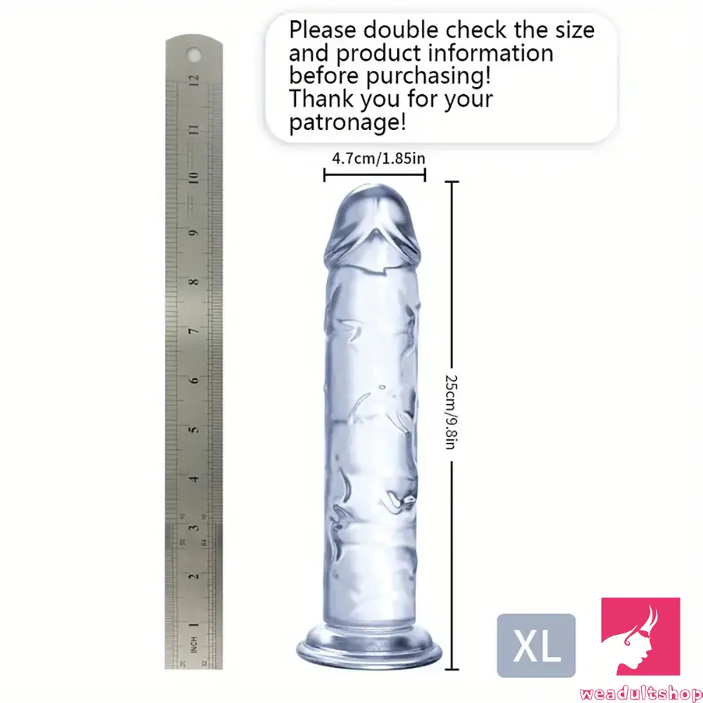 6.06in - 12in TPE Unisex Real Dildo Sex Toy Masturbator Vaginal Dilator