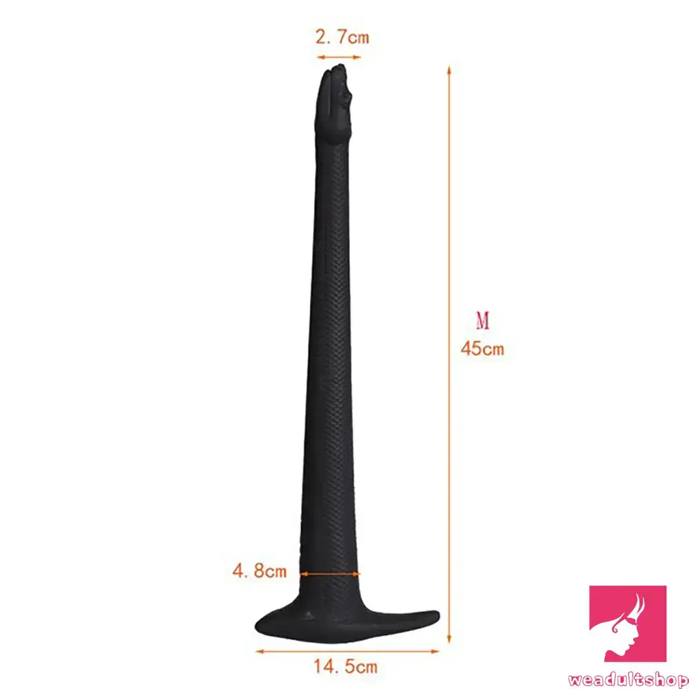 13.78in 17.72in 21.65in Super Long Large Silicone Soft Snake Dildo