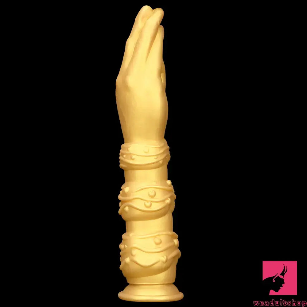 7.28in 9.84in 13.38in Premium Silicone Soft Fist Hands Big Dildo