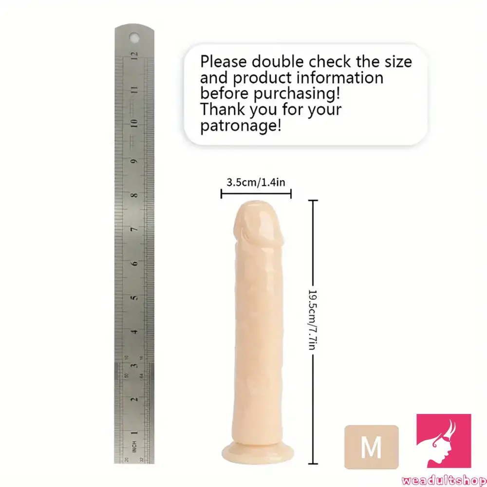 6.06in - 12in TPE Unisex Real Dildo Sex Toy Masturbator Vaginal Dilator