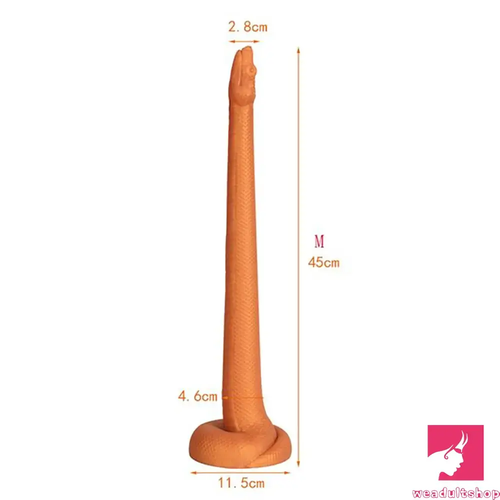 13.78in 17.72in 21.65in Super Long Large Silicone Soft Snake Dildo