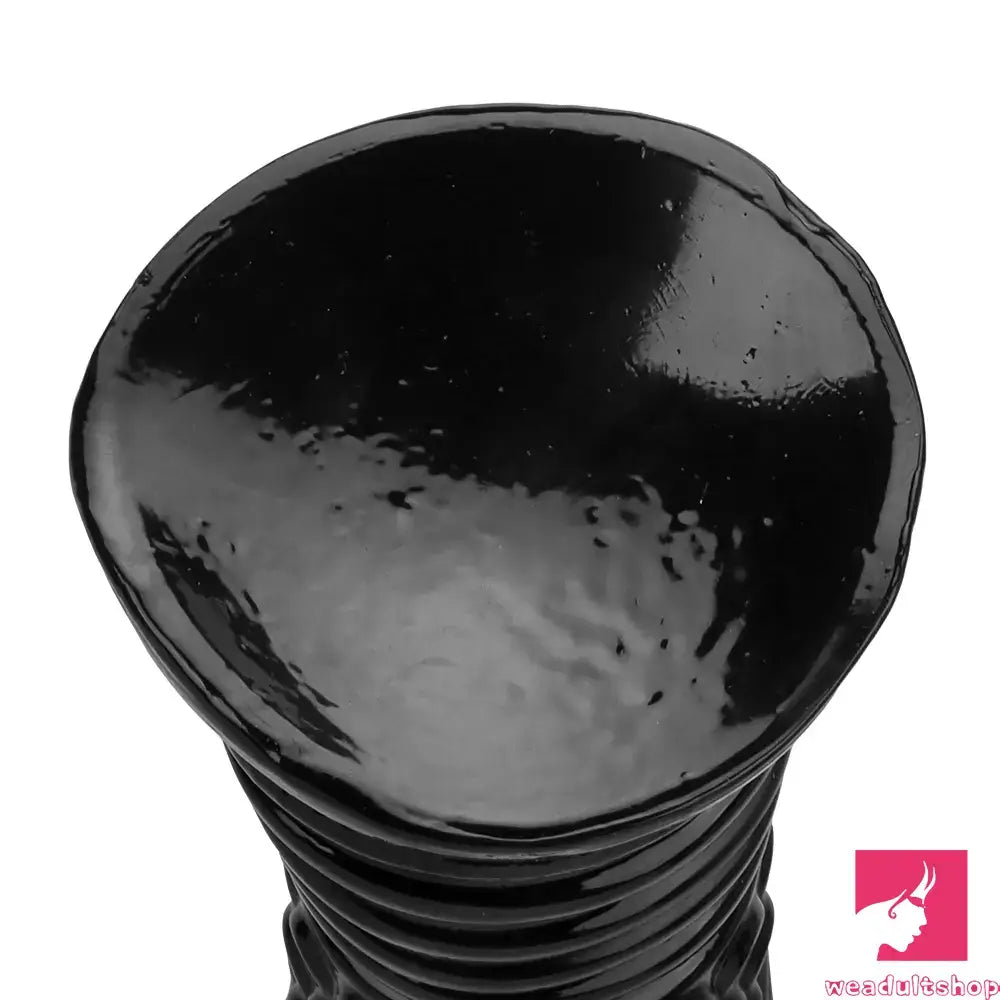 6.1in 8.46in 10.43in Fantasy Black Large Dildo Butt Plug For Fisting Orgasm