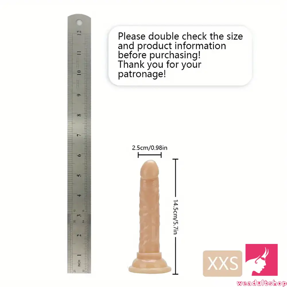 6.06in - 12in TPE Unisex Real Dildo Sex Toy Masturbator Vaginal Dilator