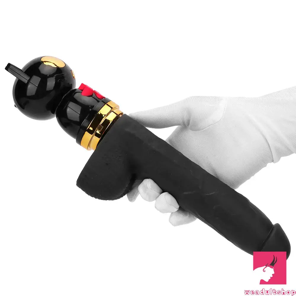 7.87in Cat Heating Thrusting Vibrating Remote Dildo Gun Fucking Sex Machine