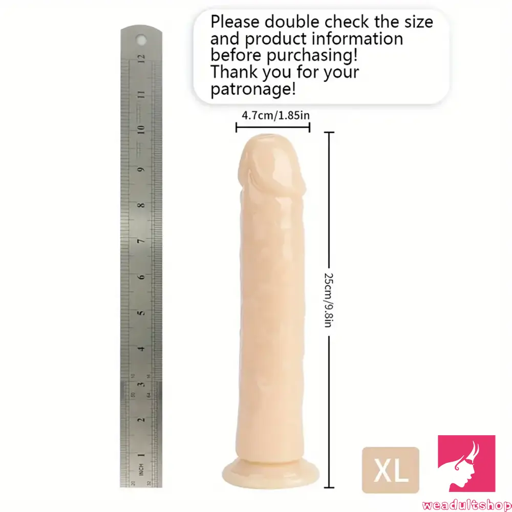 6.06in - 12in TPE Unisex Real Dildo Sex Toy Masturbator Vaginal Dilator