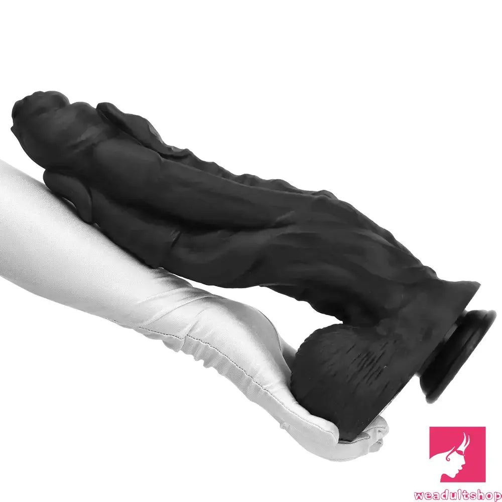 11.41in 12.6in 15in Super Big Silicone Soft Black Fantasy Love Real Dildo