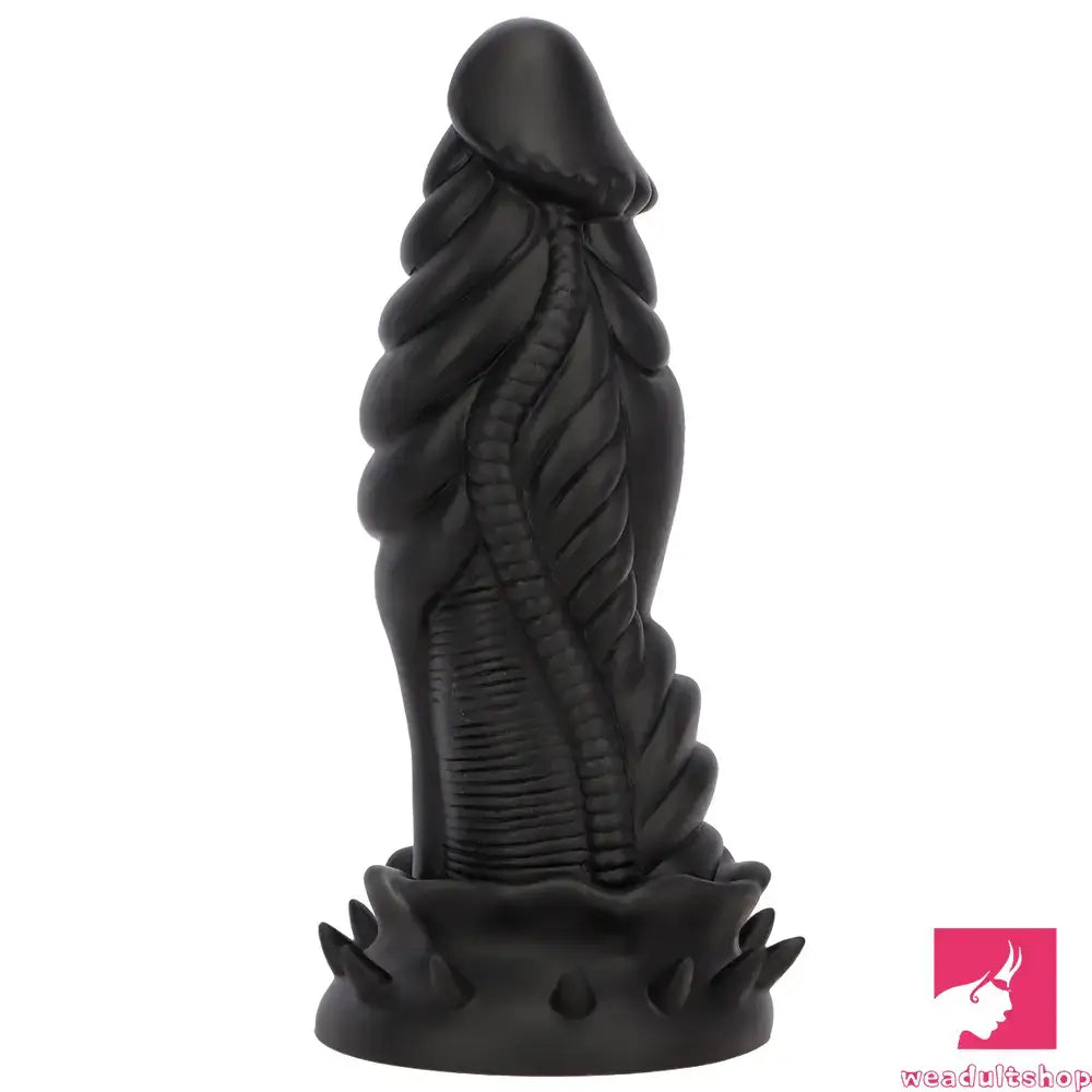 7.87in 10.43in 12.6in Fantasy Silicone Flexible Big No Eggs Dragon Dildo