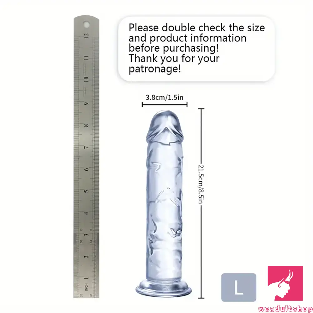 6.06in - 12in TPE Unisex Real Dildo Sex Toy Masturbator Vaginal Dilator