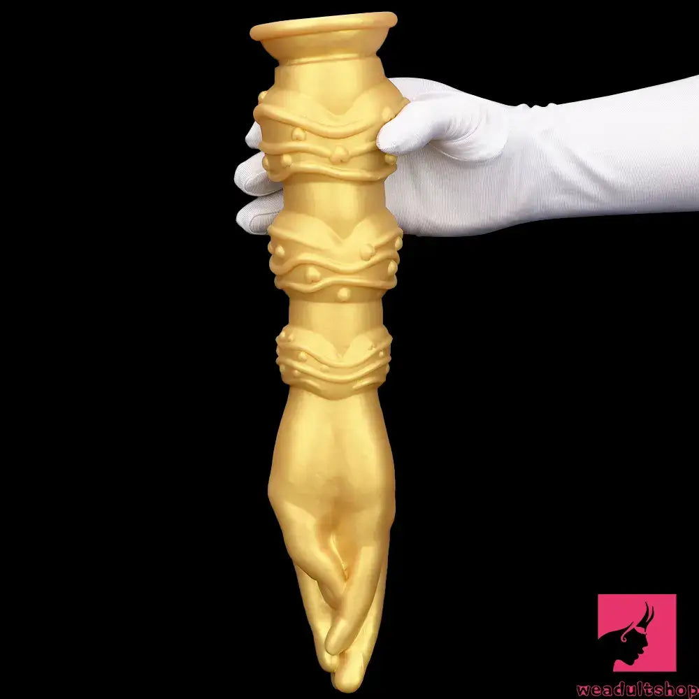 7.28in 9.84in 13.38in Premium Silicone Soft Fist Hands Big Dildo