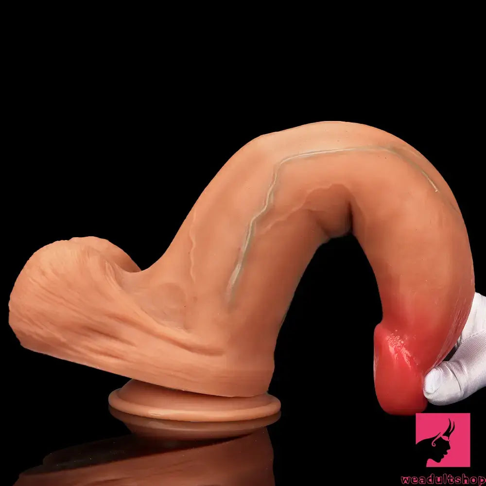 10.03in 9.25in 13in Soft Silicone Big Lifelike Dual Density Real Dildo
