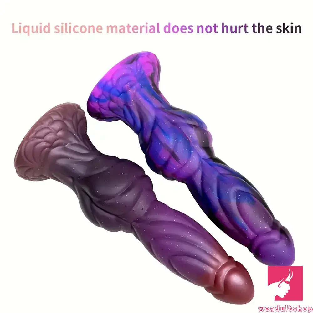 9.06in Liquid Silicone Monster Big Dildo For Males Females Adult Toy
