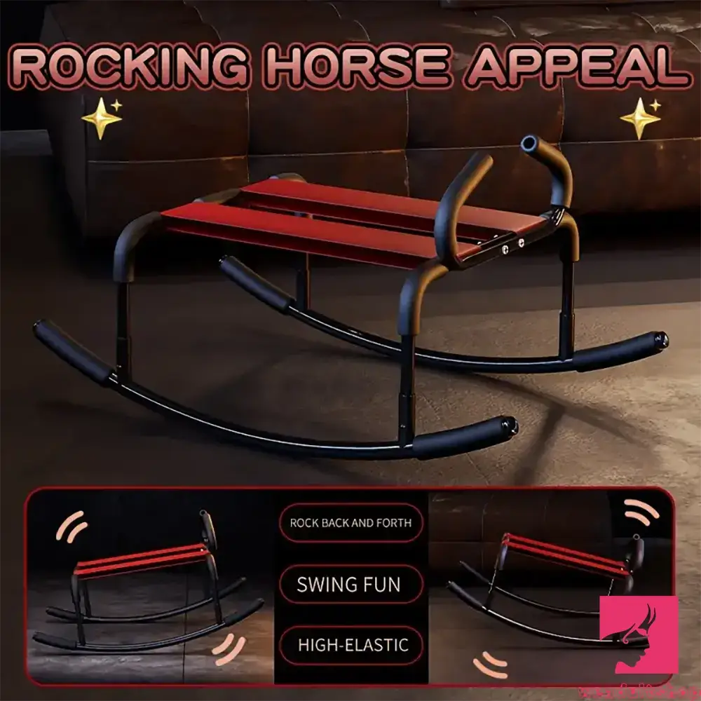 Horse Rocking Dildo Chair With Handrails For Adult Intimate Furniture
