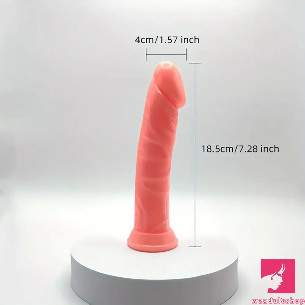 5.1in 6.1in 6.69in 7.28in Realistic TPE Dildo For Female Sex Pleasure