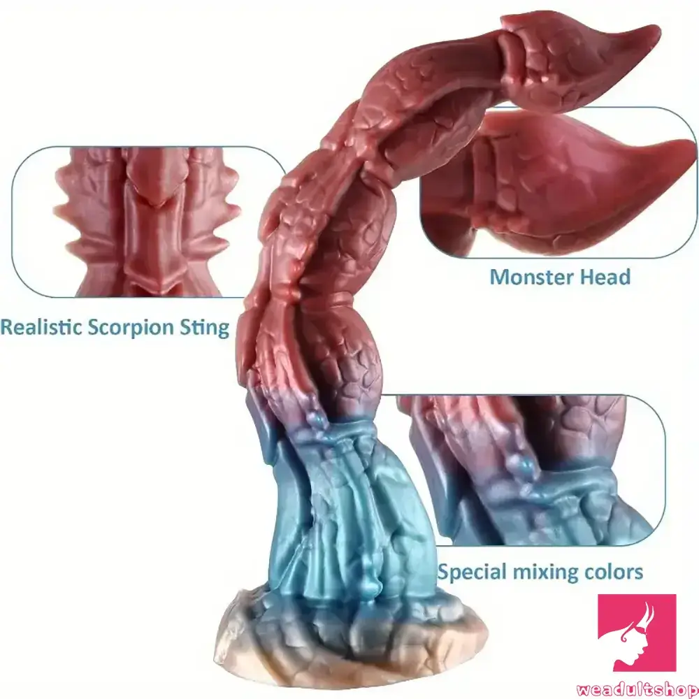 16.1in Big Long Cock Dragon Monster Silicone Dildo For Anus Sex