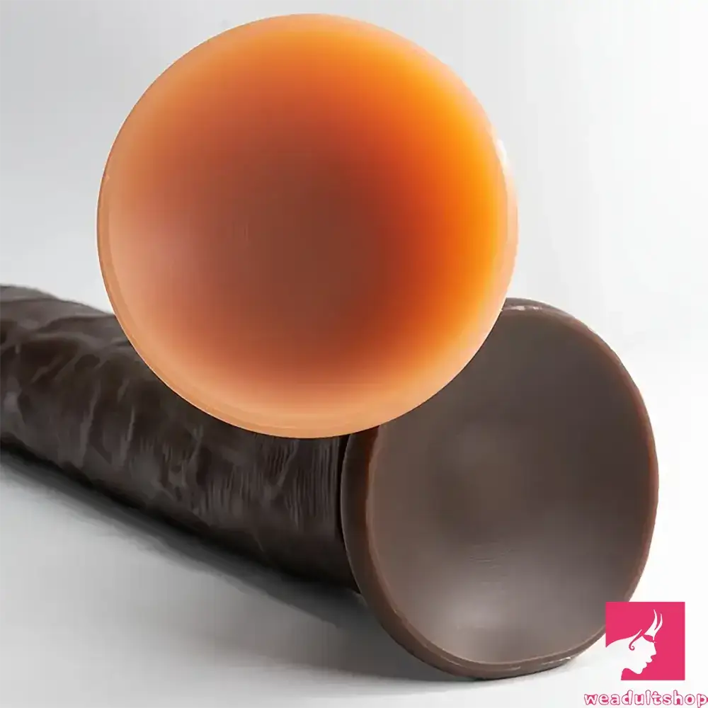 13.58in Realistic Large Long Silicone Soft Anal Dildo For Couple Sex