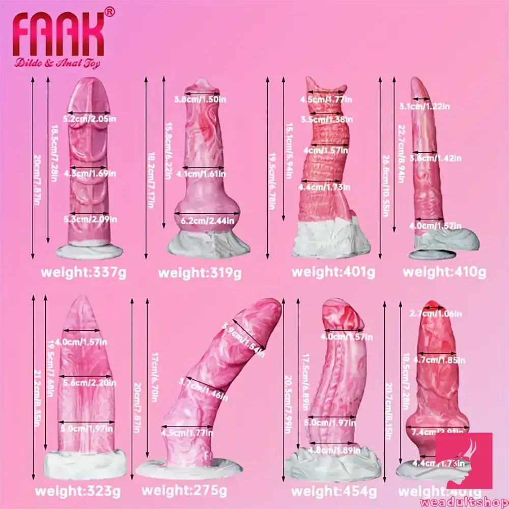 Multiple Models Monster Silicone Soft Animal Knot Dog Odd Dildos For Male