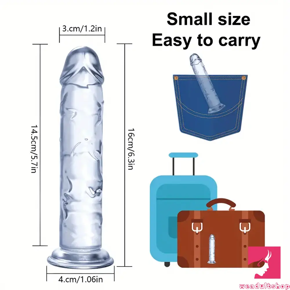 6.06in - 12in TPE Unisex Real Dildo Sex Toy Masturbator Vaginal Dilator