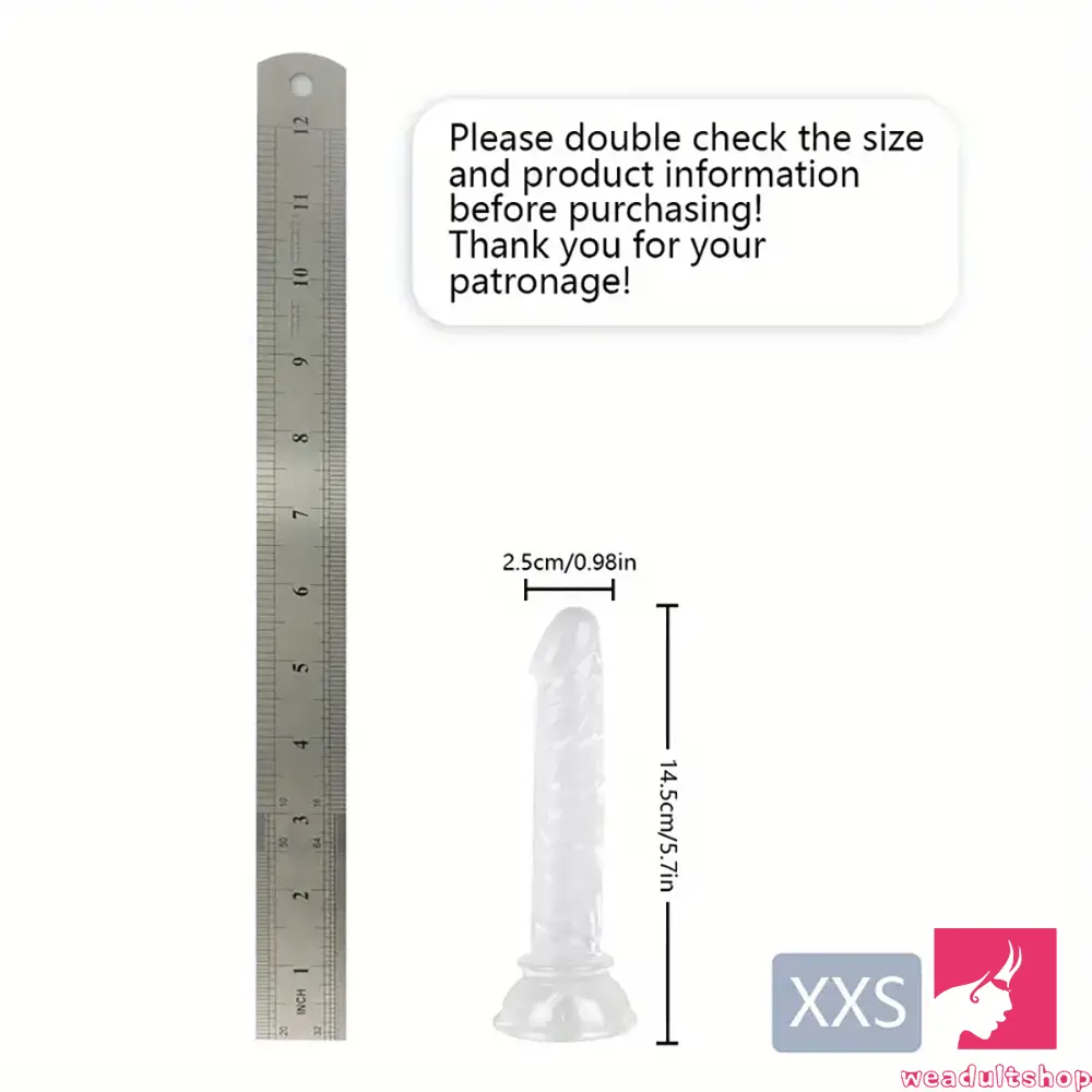 6.06in - 12in TPE Unisex Real Dildo Sex Toy Masturbator Vaginal Dilator