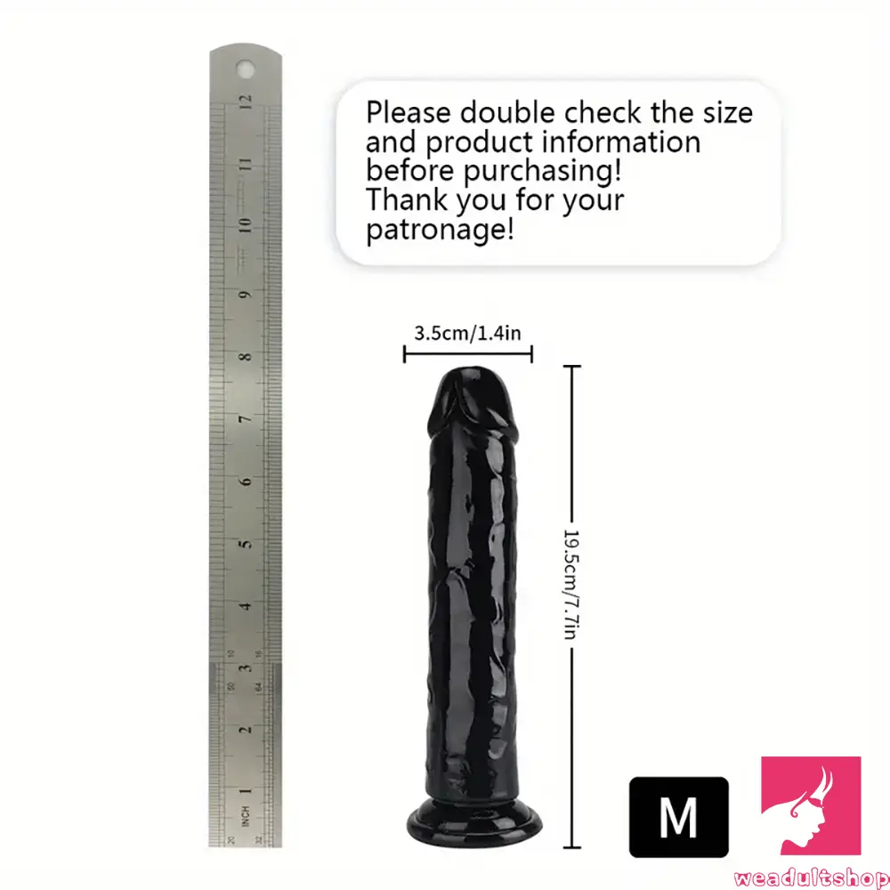 6.06in - 12in TPE Unisex Real Dildo Sex Toy Masturbator Vaginal Dilator