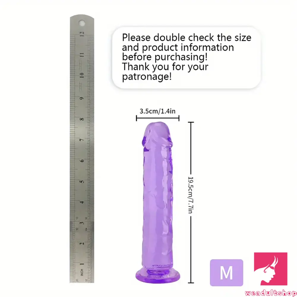6.06in - 12in TPE Unisex Real Dildo Sex Toy Masturbator Vaginal Dilator