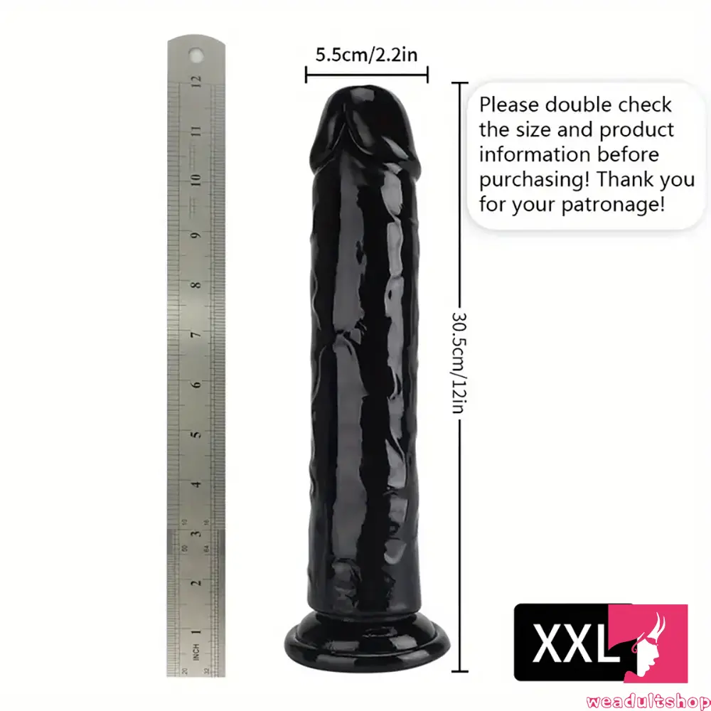 6.06in - 12in TPE Unisex Real Dildo Sex Toy Masturbator Vaginal Dilator