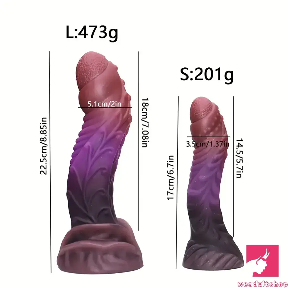 6.7in 8.85in Fantasy Monster Silicone Soft Cock Dildo For Prostate Sex