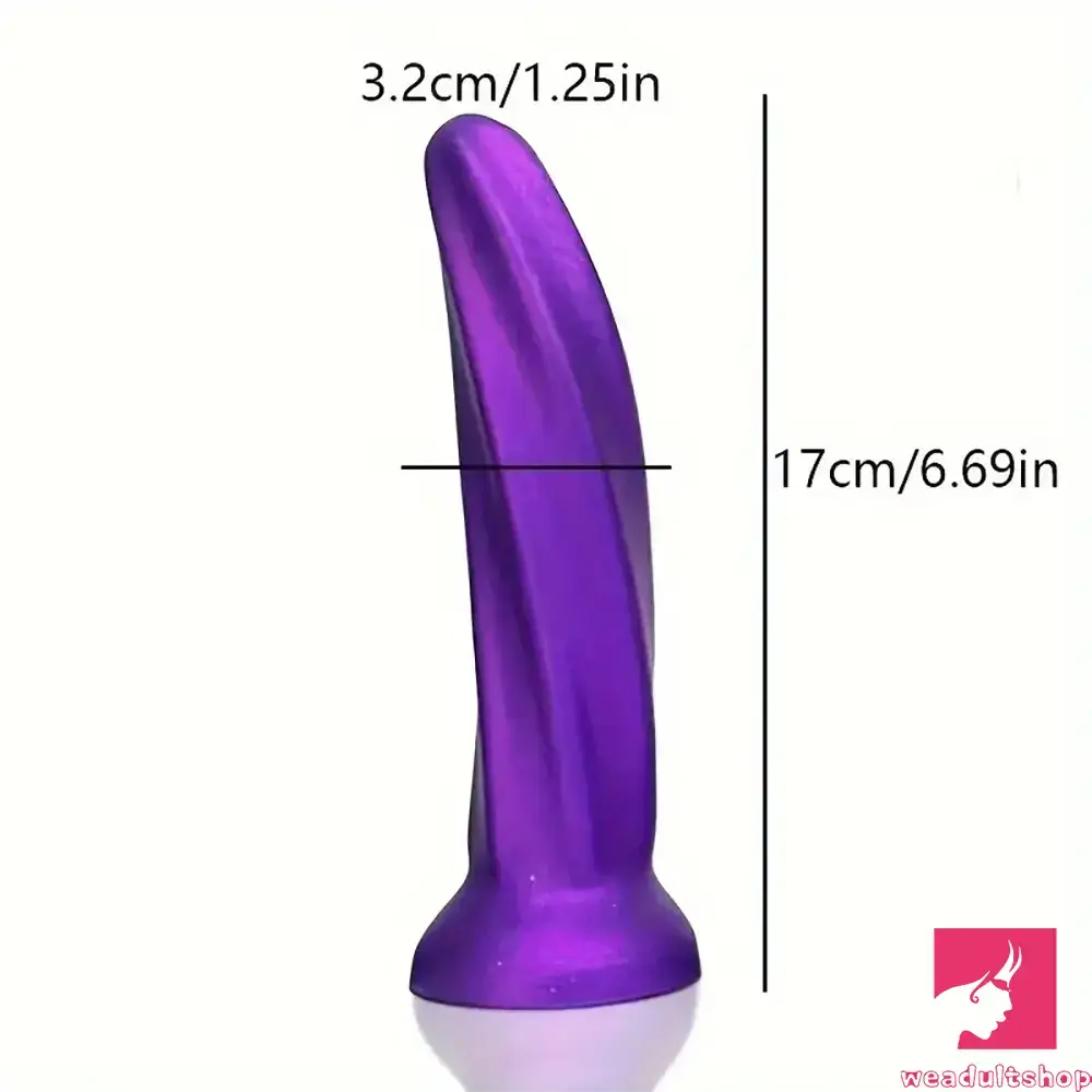 6.69in Spiral Fantasy Silicone Soft Dildo For Women G Spot Love Adult Toy