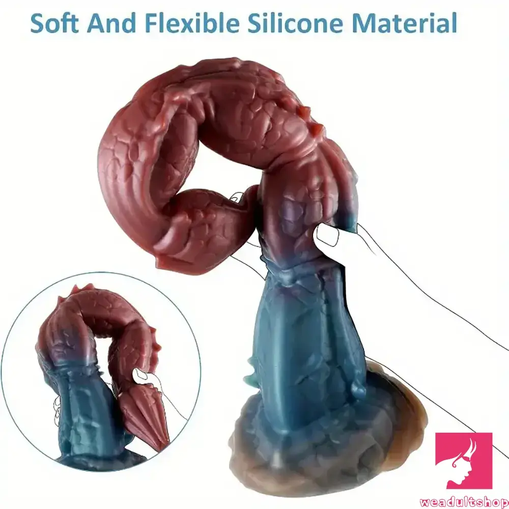 16.1in Big Long Cock Dragon Monster Silicone Dildo For Anus Sex