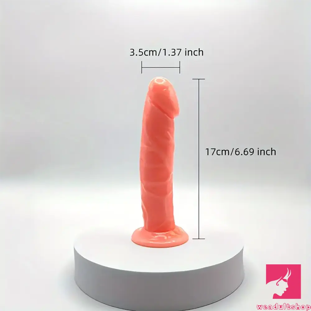 5.1in 6.1in 6.69in 7.28in Realistic TPE Dildo For Female Sex Pleasure