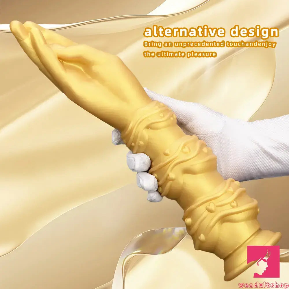 7.28in 9.84in 13.38in Premium Silicone Soft Fist Hands Big Dildo
