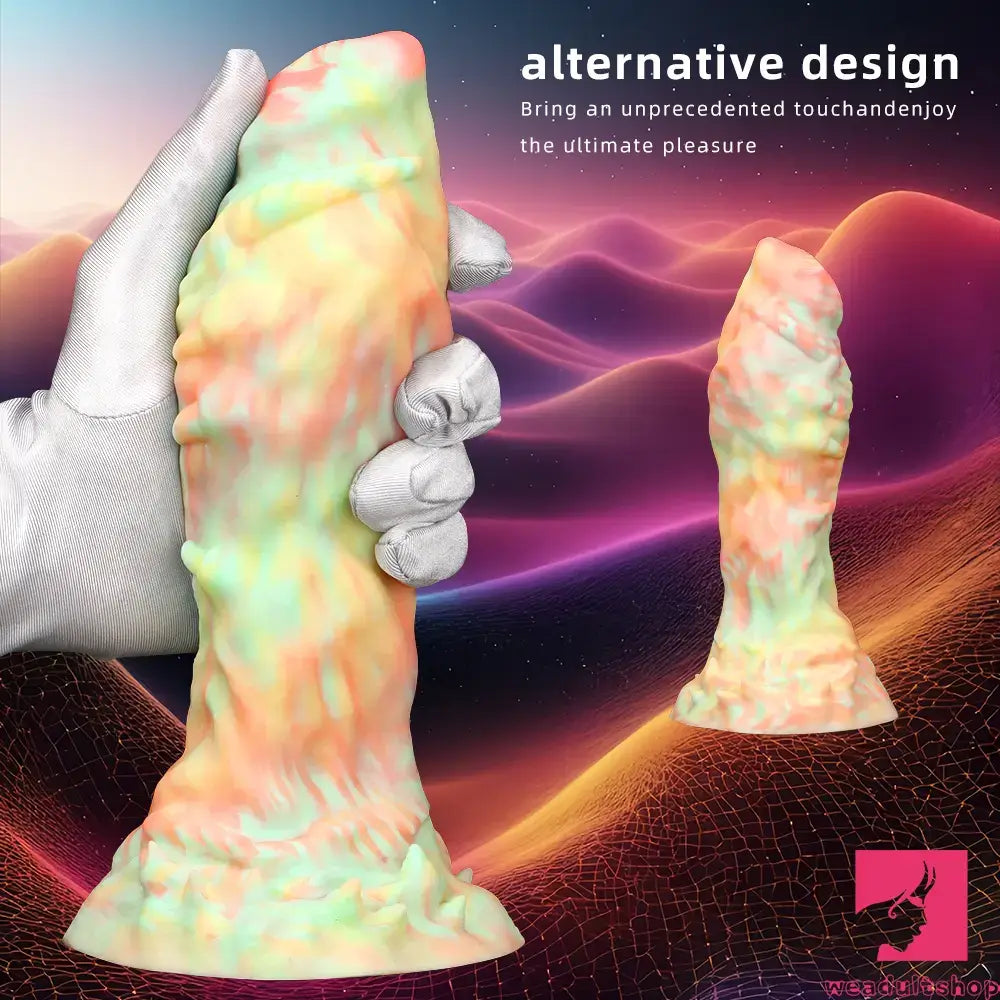 9.44in Fantasy Big Silicone Soft Mixed Color Dildo For Sex Love Toy