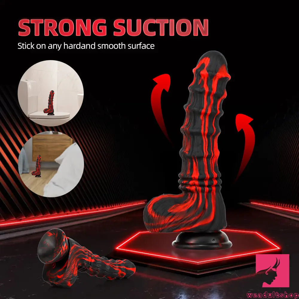 8.27in 9.45in 10.83in Silicone Soft Big Animal Horse Odd Cock Dildo