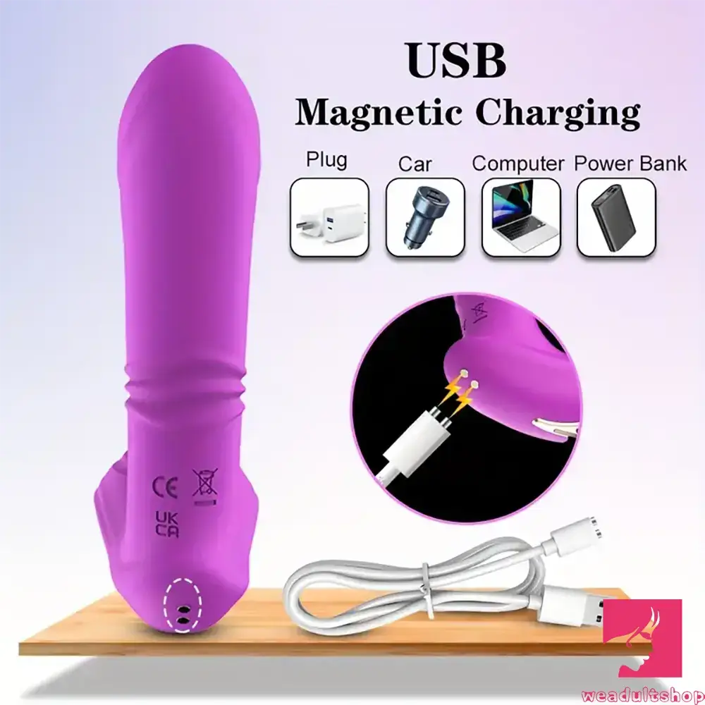 5.7in Vibrating Thrusting Flapping Wearable Dildo G Spot Sex Toy